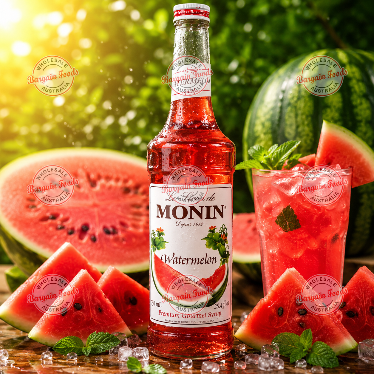 Monin Watermelon Syrup - 700ml
