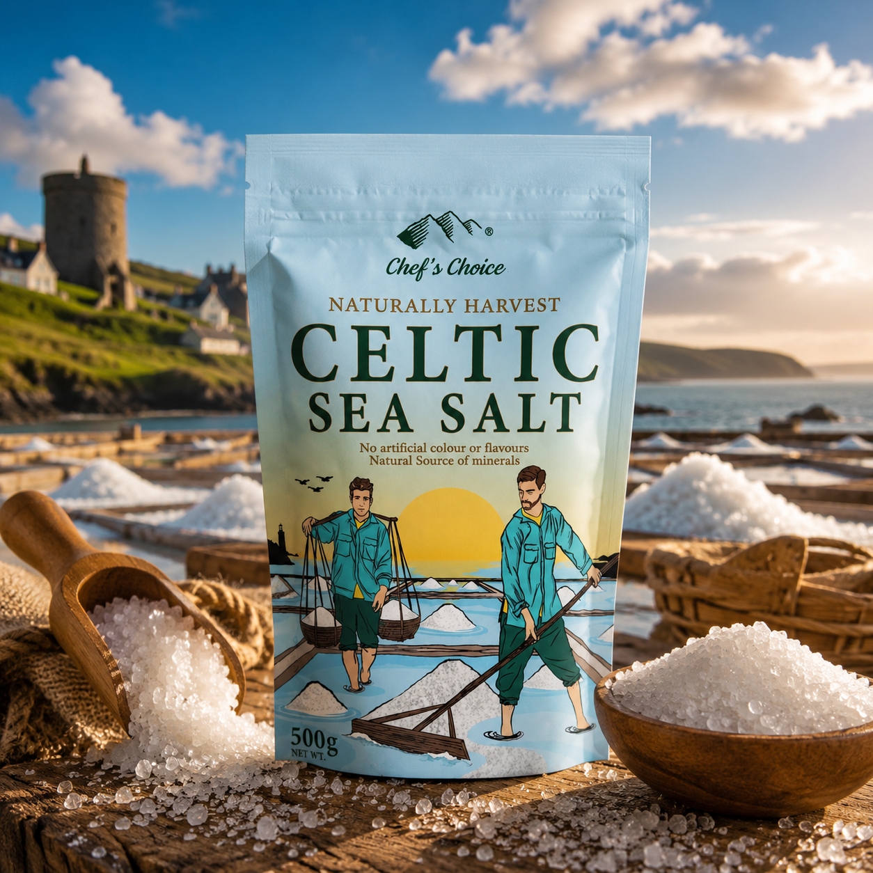 Chefs Choice Celtic Sea Salt - 500g