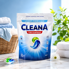 Cleana Laundry 3 in 1 Capsules - 36pcs