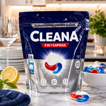 Cleana Dishwasher 3 in 1 Capsules - 36pcs