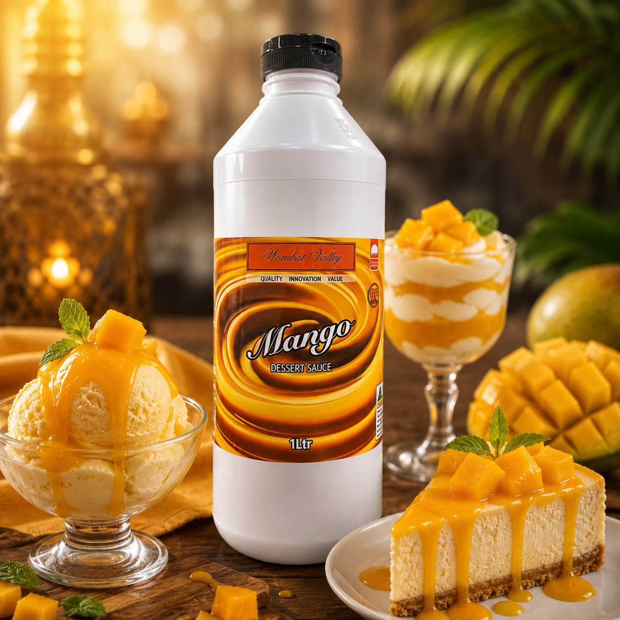 Wombat Valley Mango Dessert Sauce - 1L