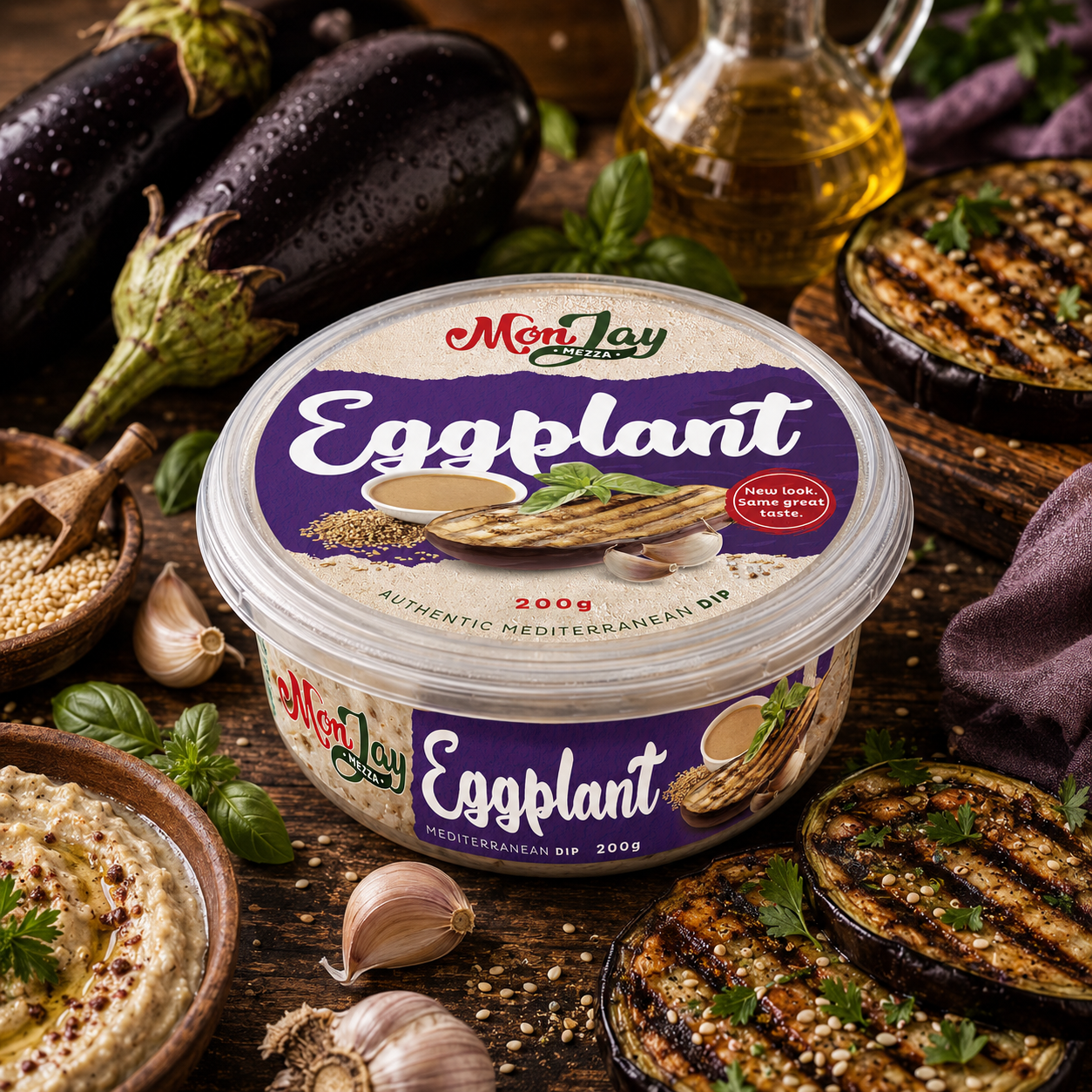Monjay Mezza Eggplant Dip - 200g