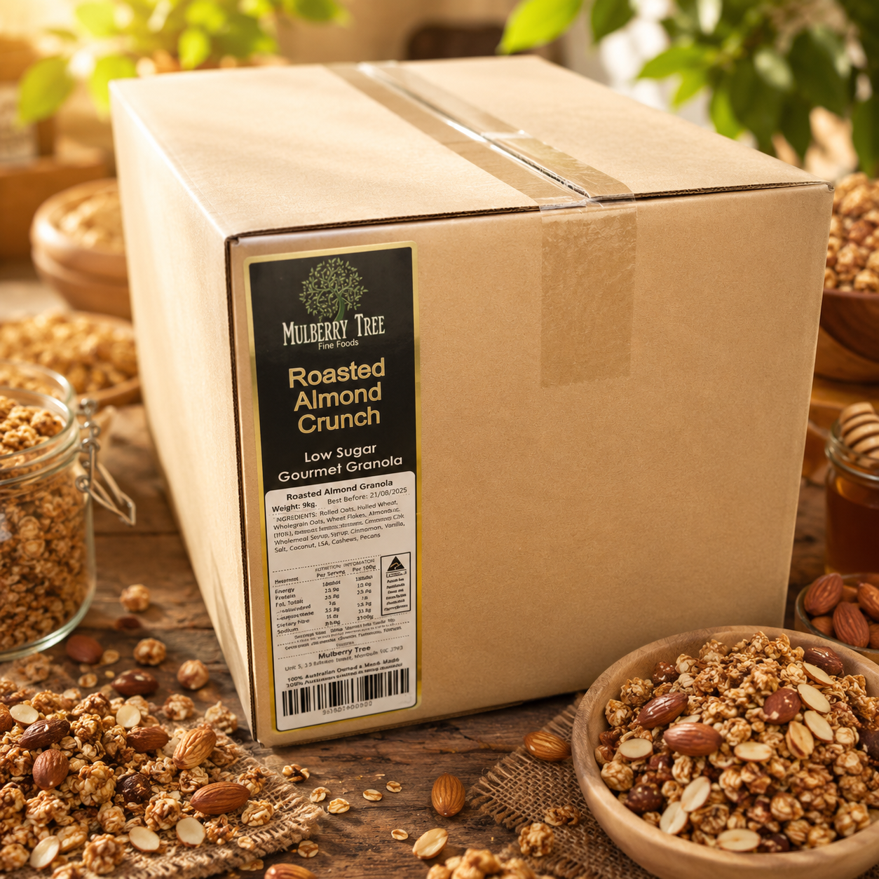 Mulberry Tree Roasted Almond Crunch Granola - 9kg