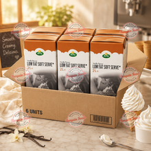 Arla Pro Low Fat Vanilla Flavoured Soft Serve Mix - 2L x 6 (BULK)