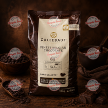 Callebaut 811 54.5% Couverture Dark Chocolate Melts - 10kg