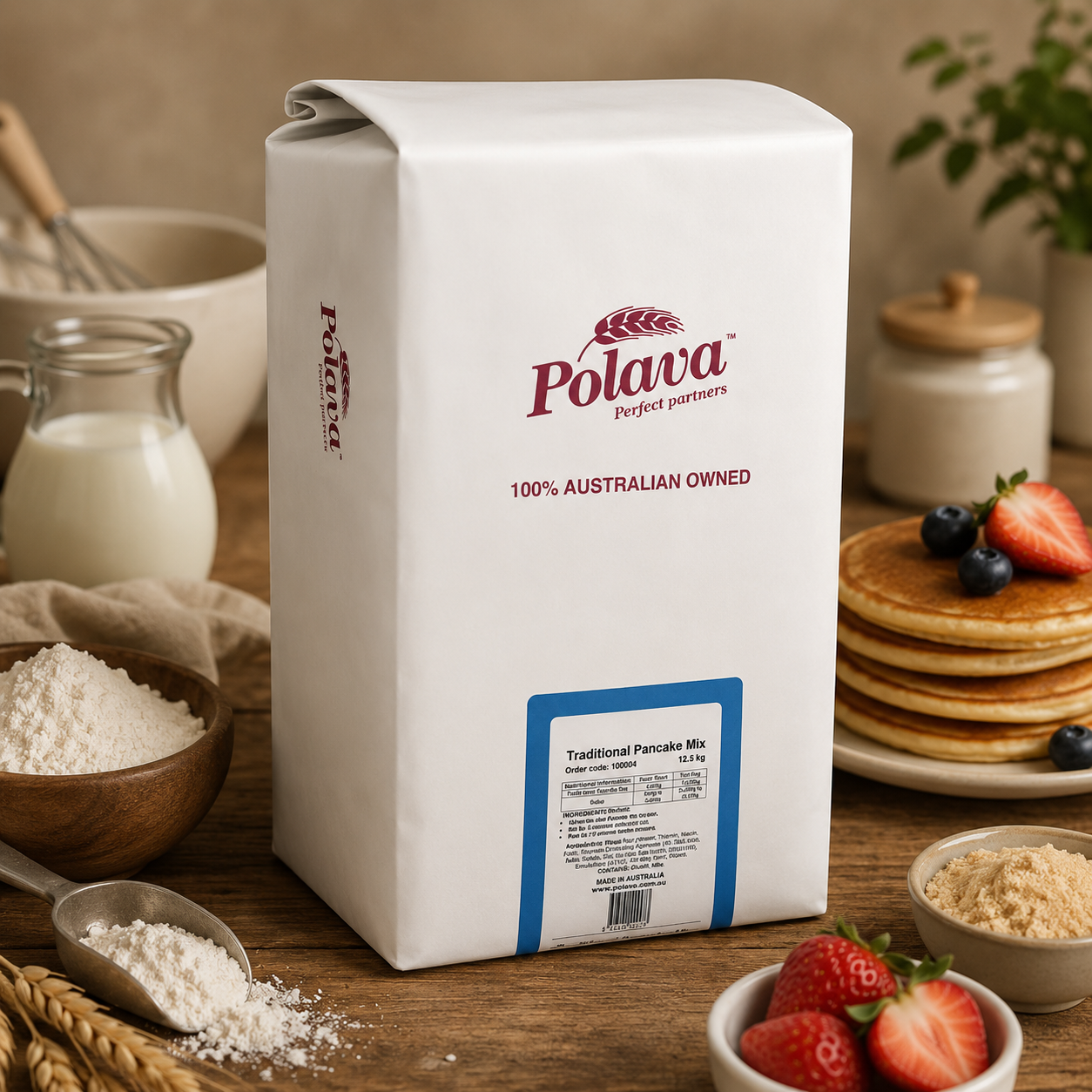 Polava Traditional Pancake Mix - 12.5kg