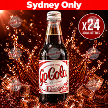 Berts Soda Glass Bottles Go Cola Diet - 330ml x24 (BULK)
