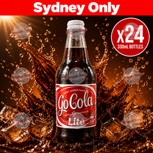Berts Soda Glass Bottles Go Cola Light - 330ml x24 (BULK)