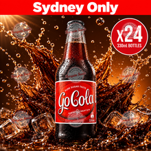 Berts Soda Glass Bottles Go Cola - 330ml x24 (BULK)