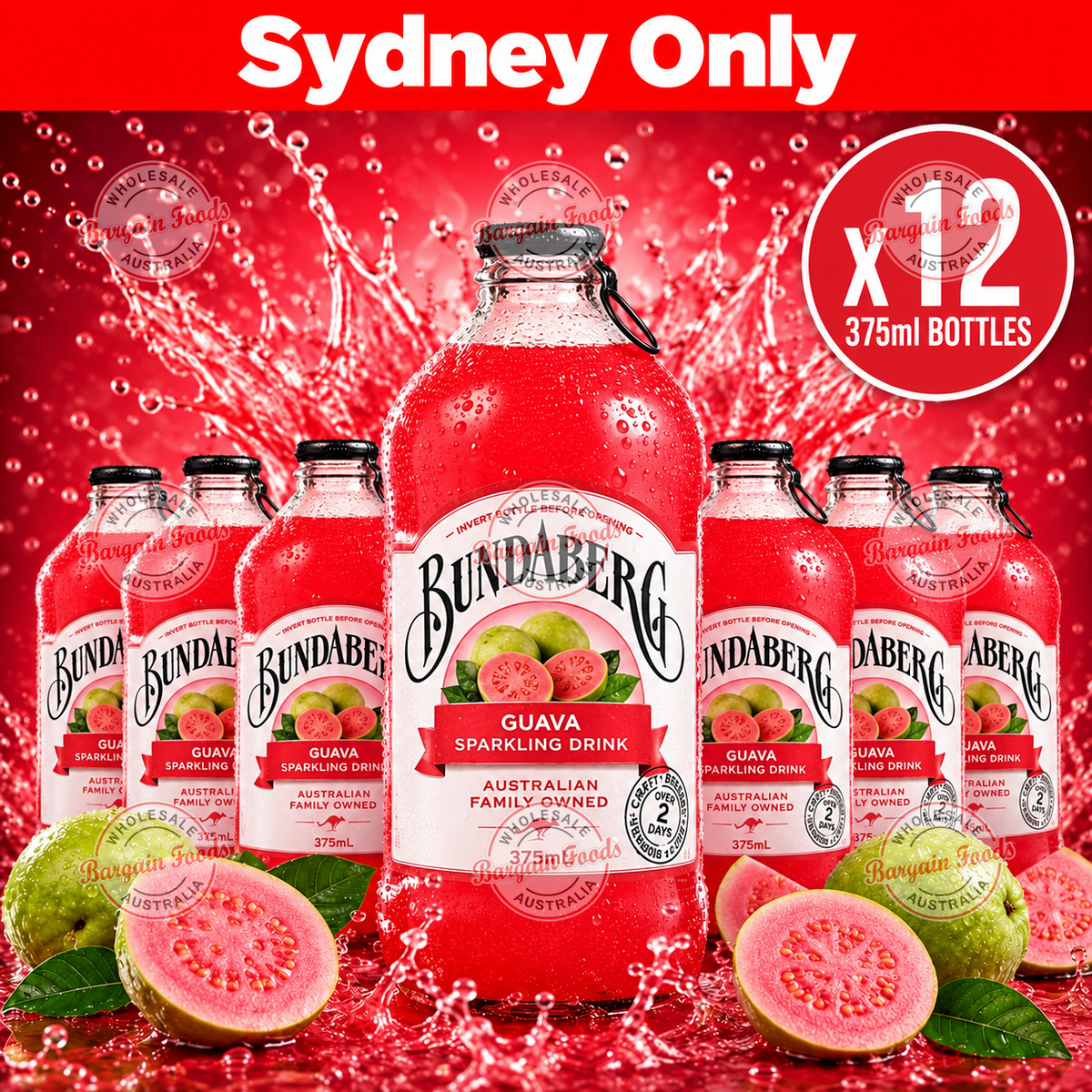 Bundaberg Guava - 375ml x12 (BULK)