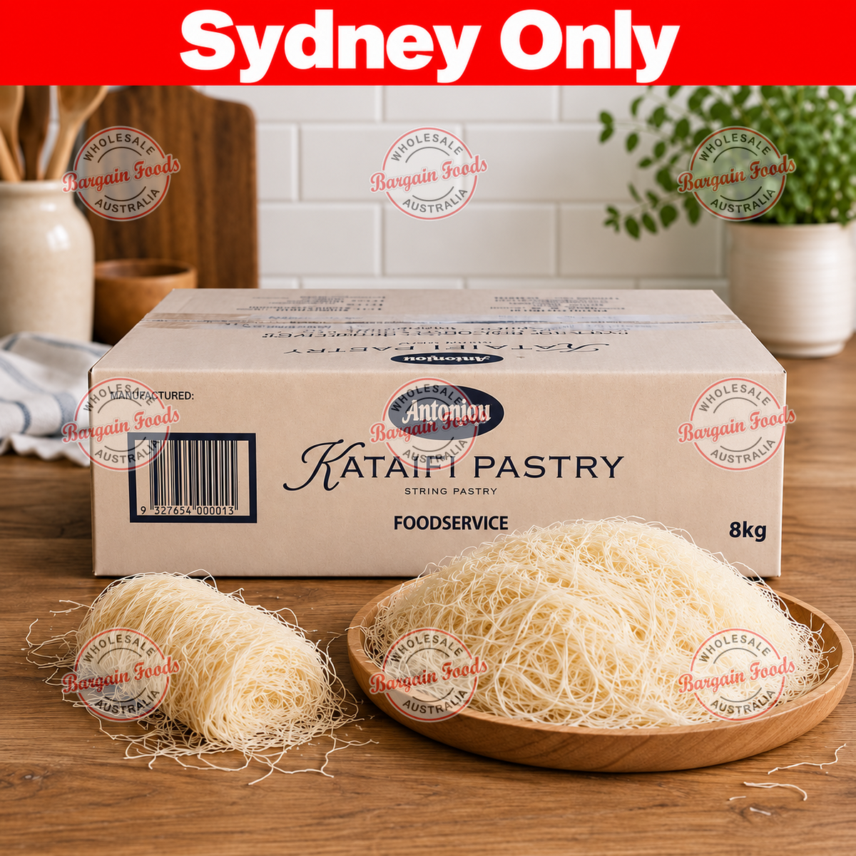 Chilled Kataifi - 8kg (BULK)