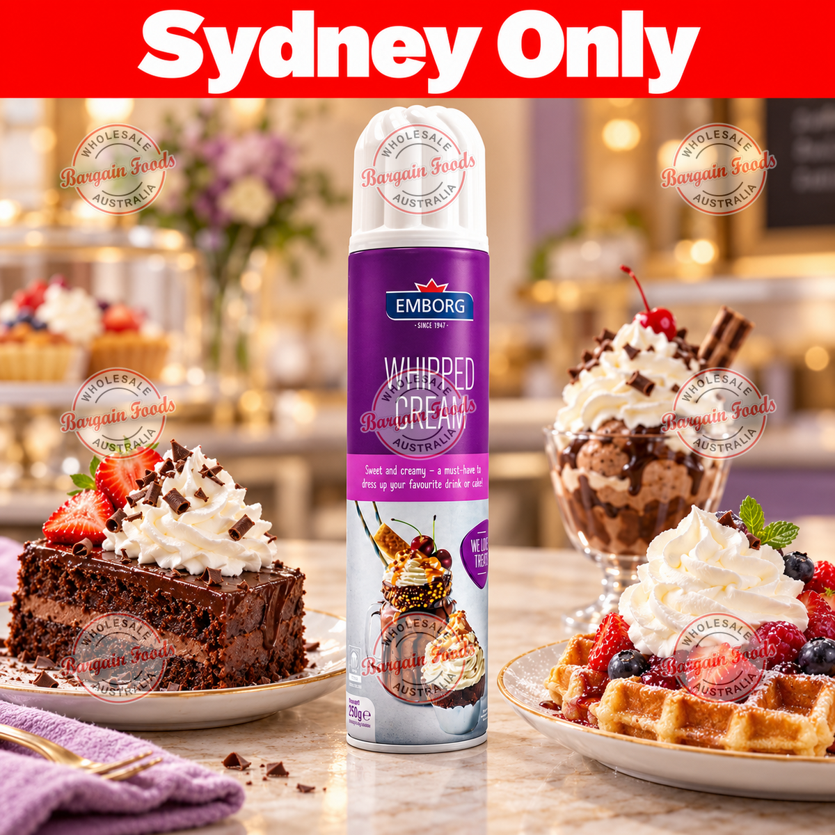 Emborg Belgium Whipped Cream - 500g