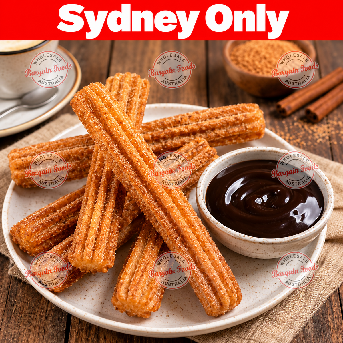 Keiths Mini Churros - 1.8kg 80pcs