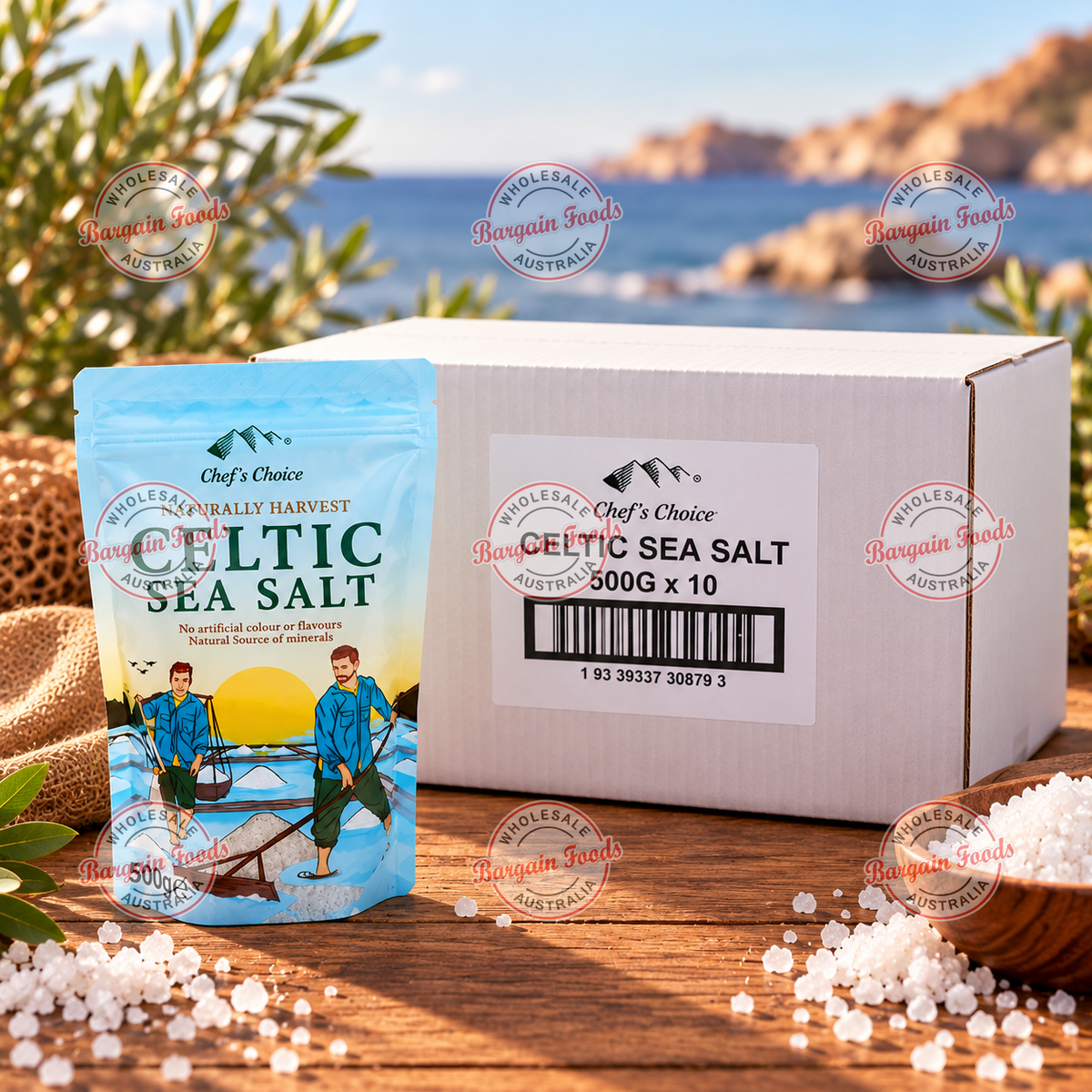 Chefs Choice Celtic Sea Salt - 10 x 500g