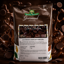 Master Martini 54% Couverture Dark Chocolate Melts - 1kg