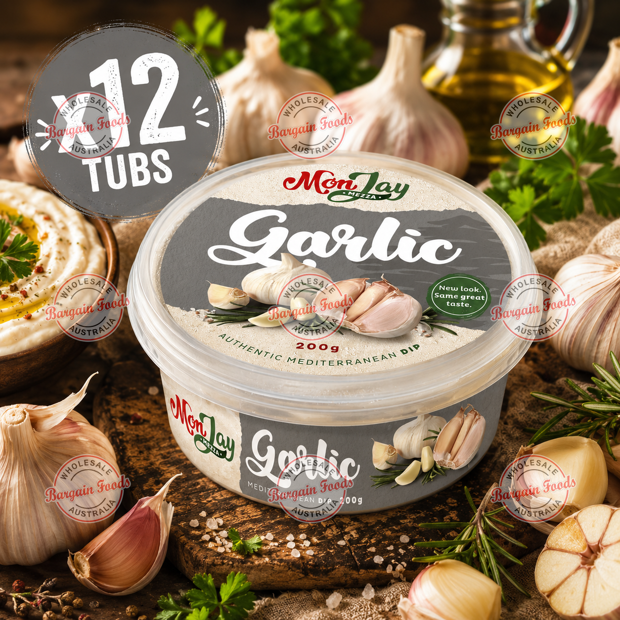 Monjay Mezza Garlic Dip - 200g