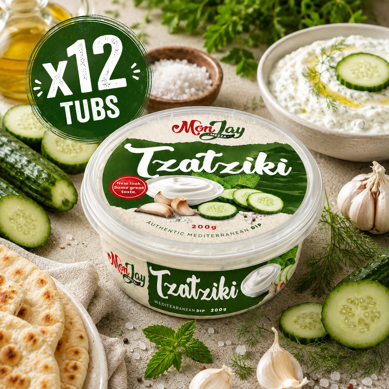 Monjay Mezza Tzatziki Dip - 200g