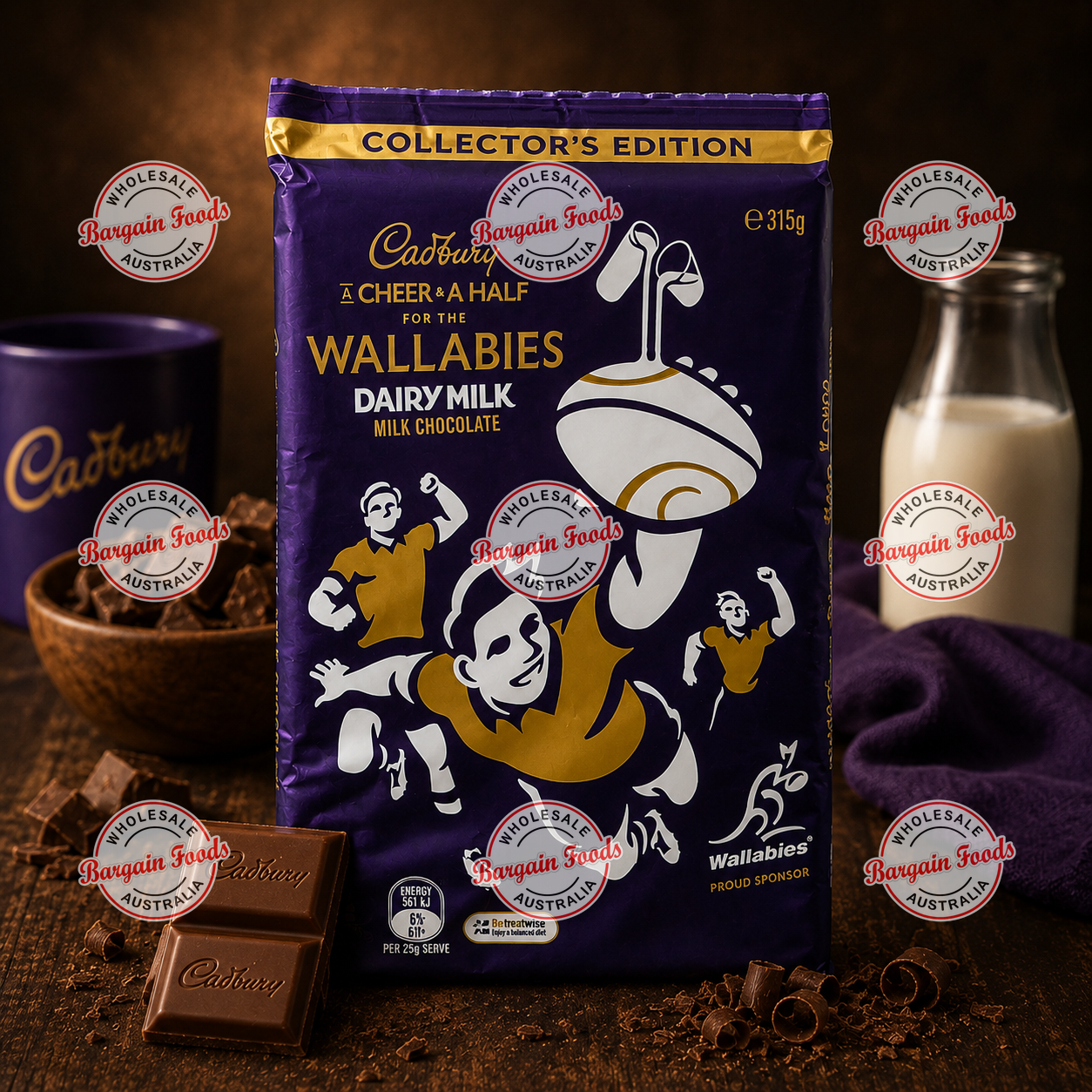 Cadbury Milk Chocolate Block - 315g  BB 06/2026