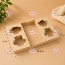 Brown Kraft Cup Trays - 100pcs (BULK)