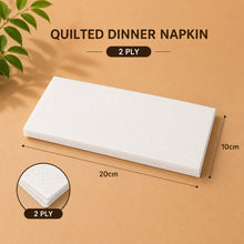 Quilted Dinner Napkins 2 PLY - 1000 Sheets (BULK)