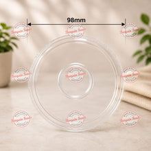 Clear Dome Lids 98mm Top - 1000pcs (BULK)