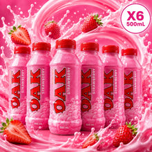 Oak UHT Strawberry Flavoured Milk - 500ml x6