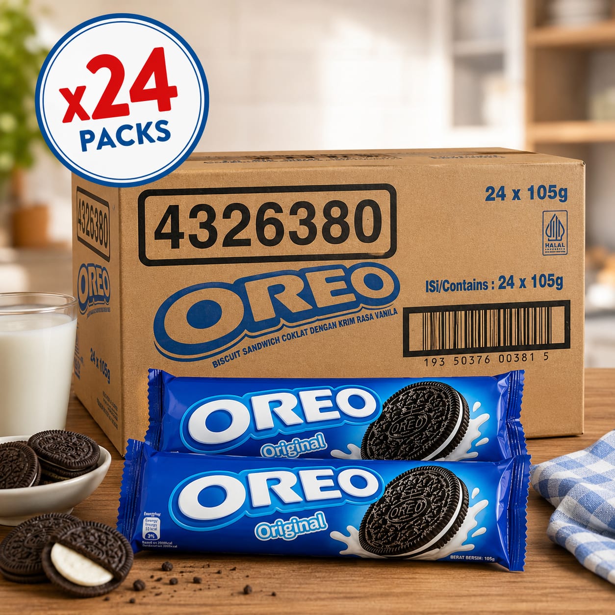 Oreo Biscuits 105g x24 (BULK)