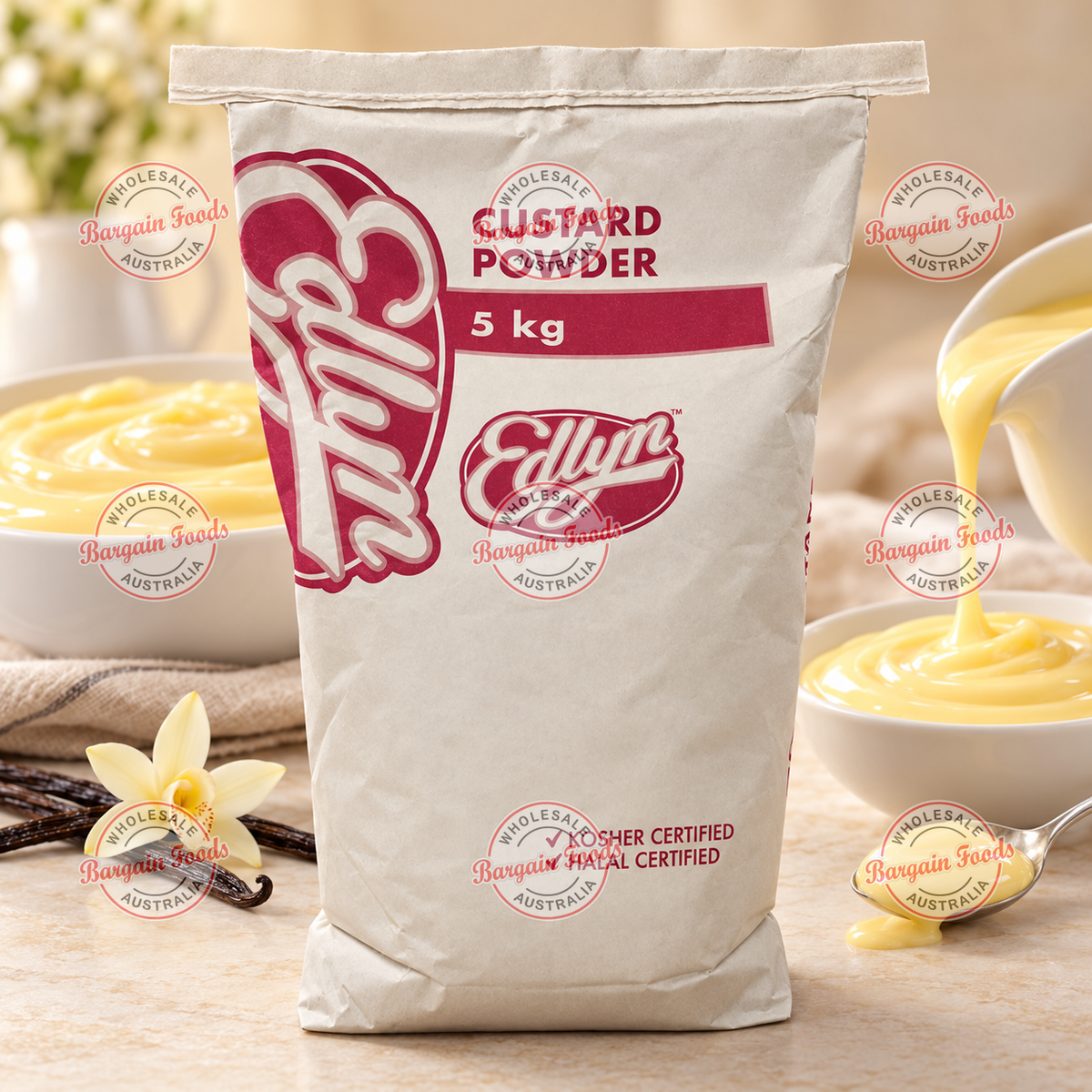 Edlyn Custard Powder - 5kg