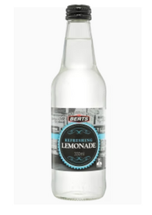 Berts Soda Glass Bottles - 330ml x 24 (BULK)