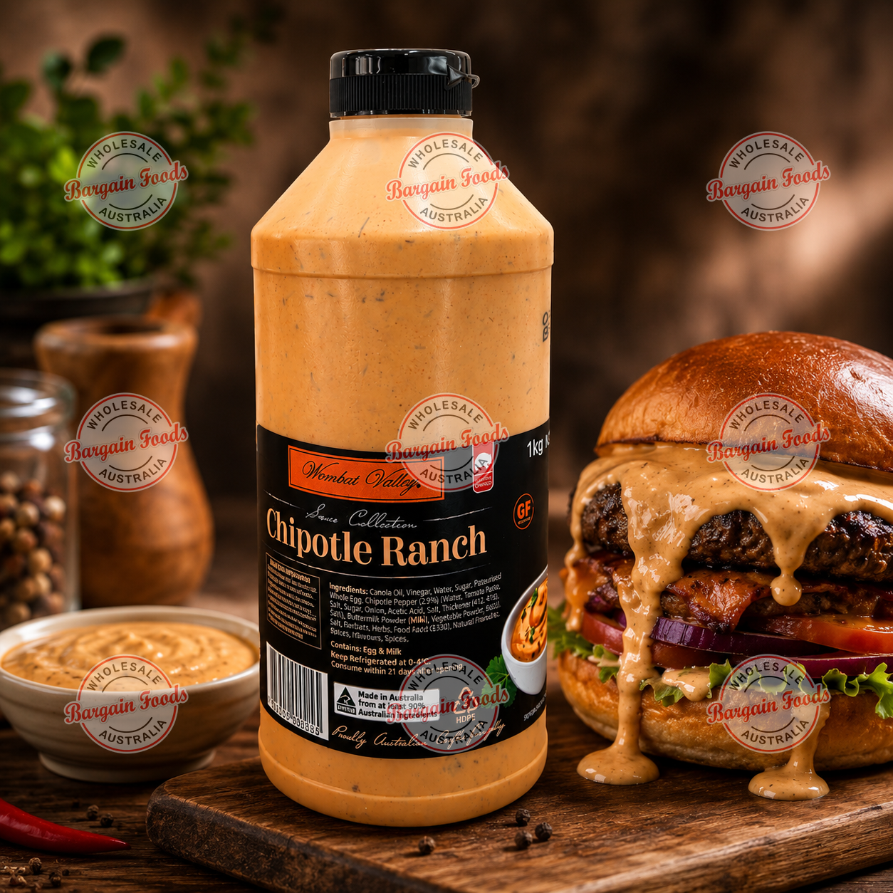 Wombat Valley Chipotle Ranch Sauce - 1kg