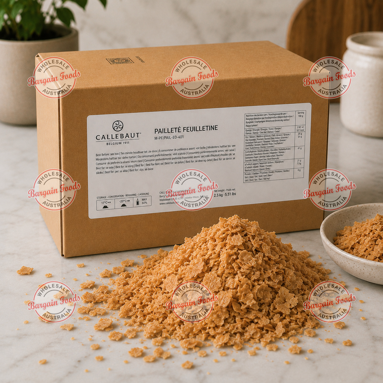 Callebaut Paillette Feulletine - 2.5kg