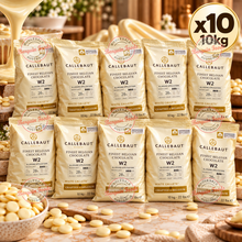 Callebaut W2 28% Couverture White Chocolate - 10kg x10 (BULK)