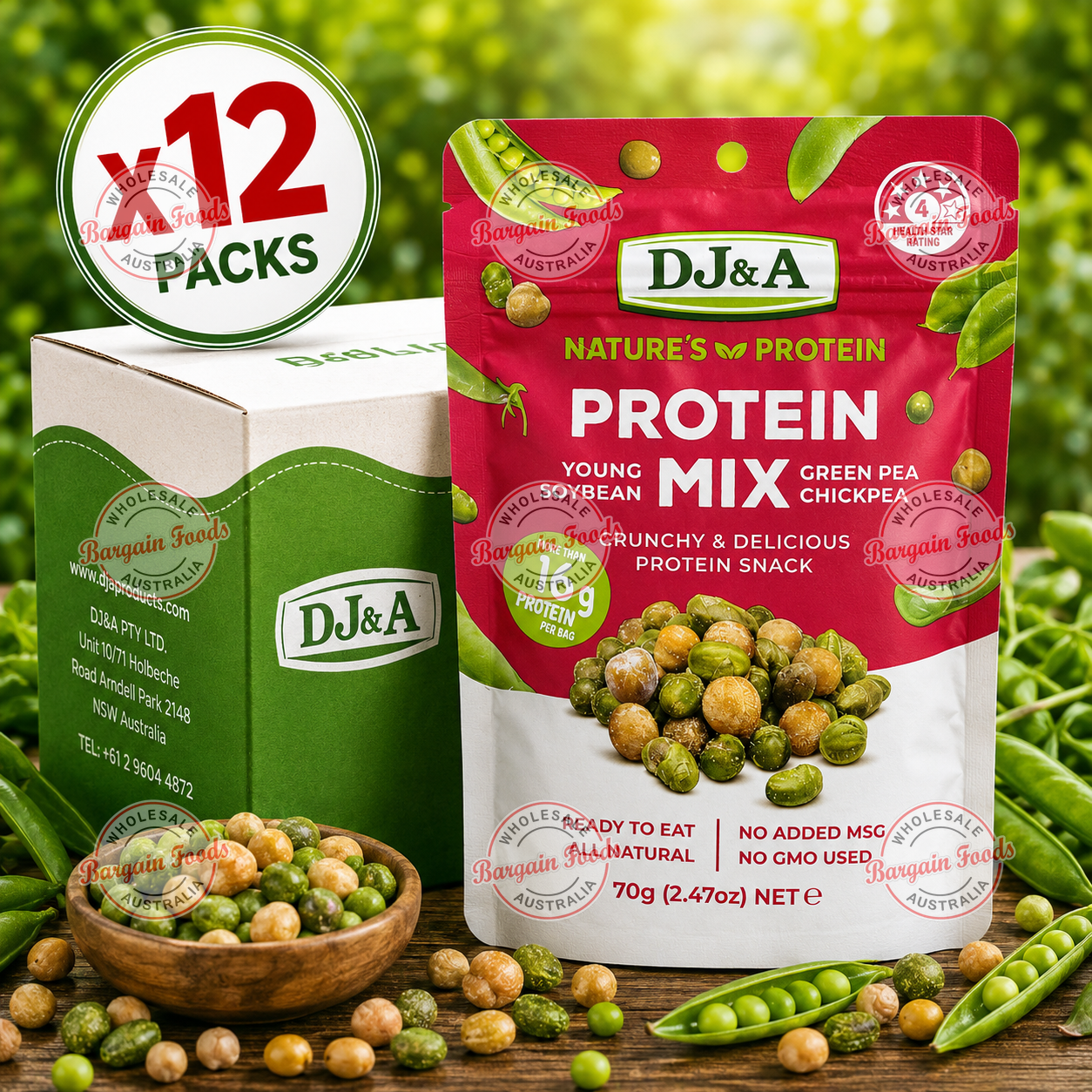 DJ&A Protein Mix - 70g x12 (BULK)