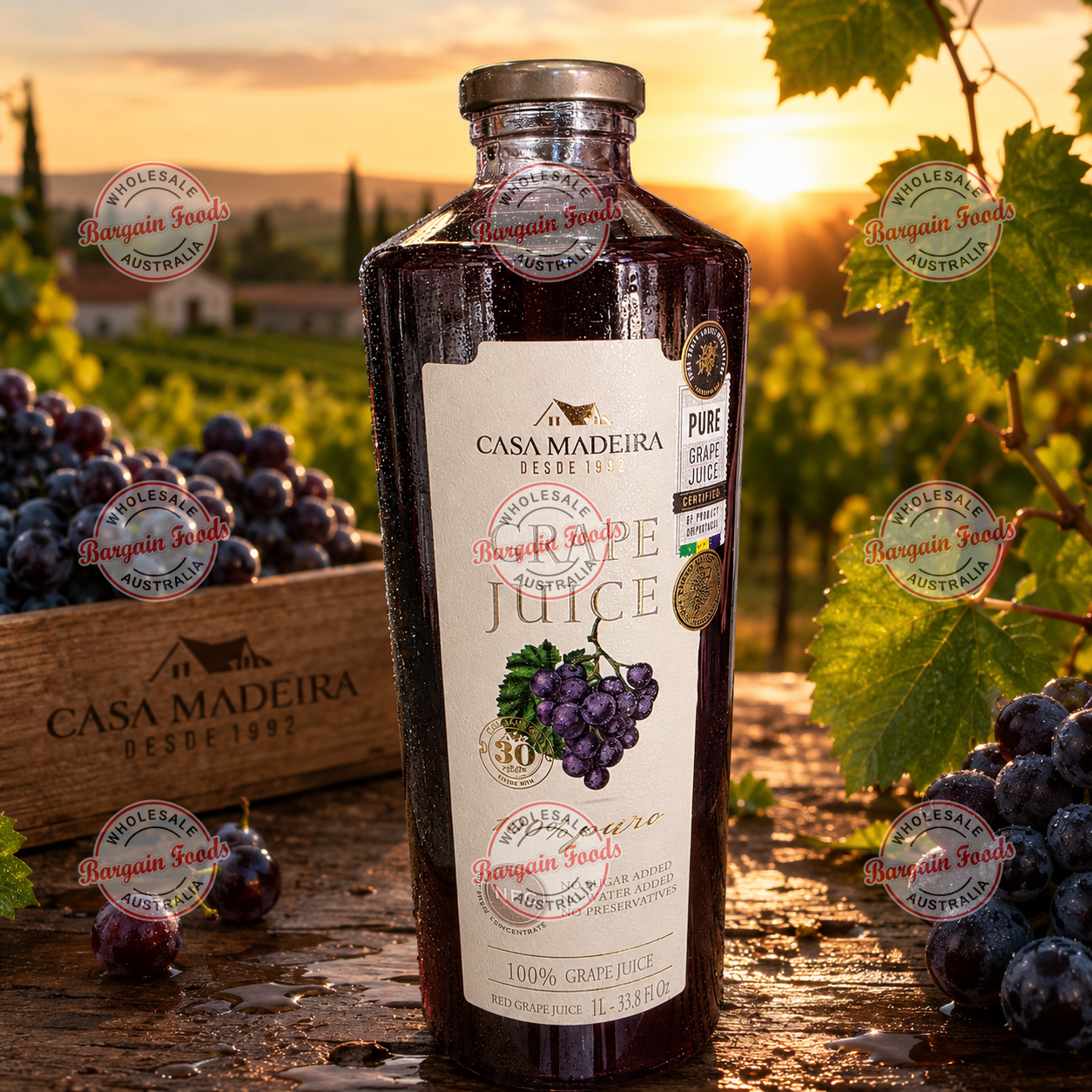 Casa Madeira 100% Pure Grape Juice - 1L