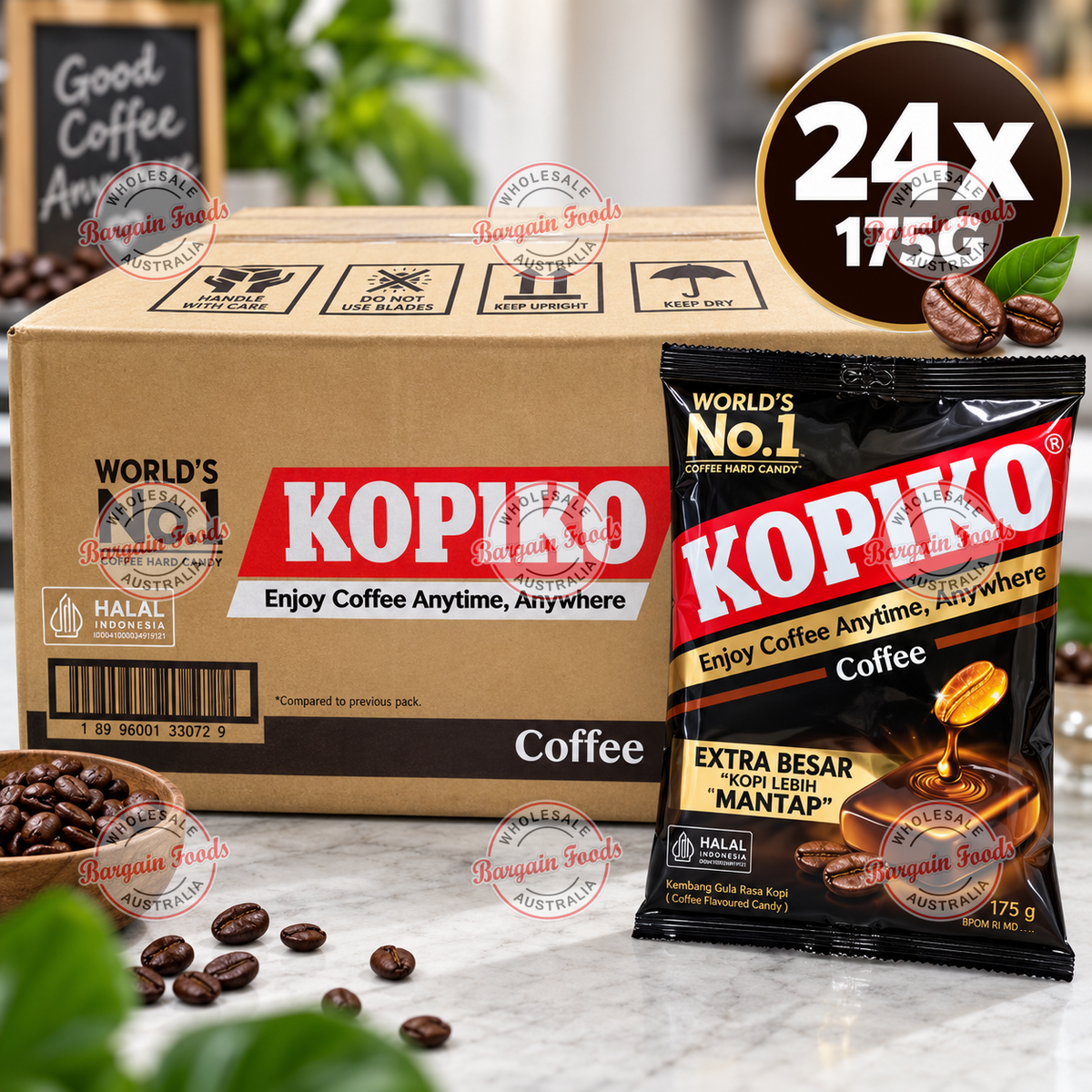 Kopiko Coffee Candy - 24x 175g (BULK)