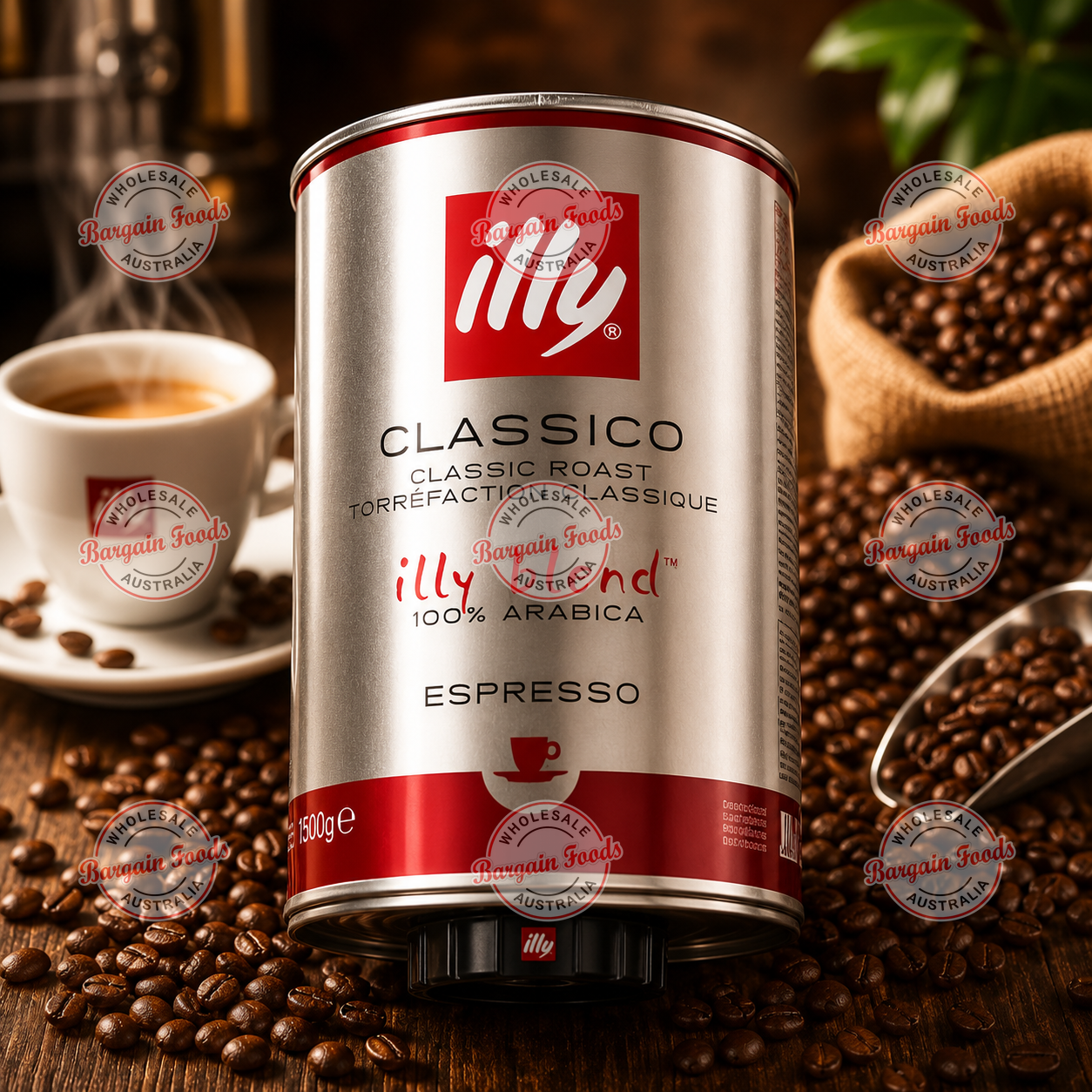Illy Classico Arabica Coffee Beans - 1.5kg