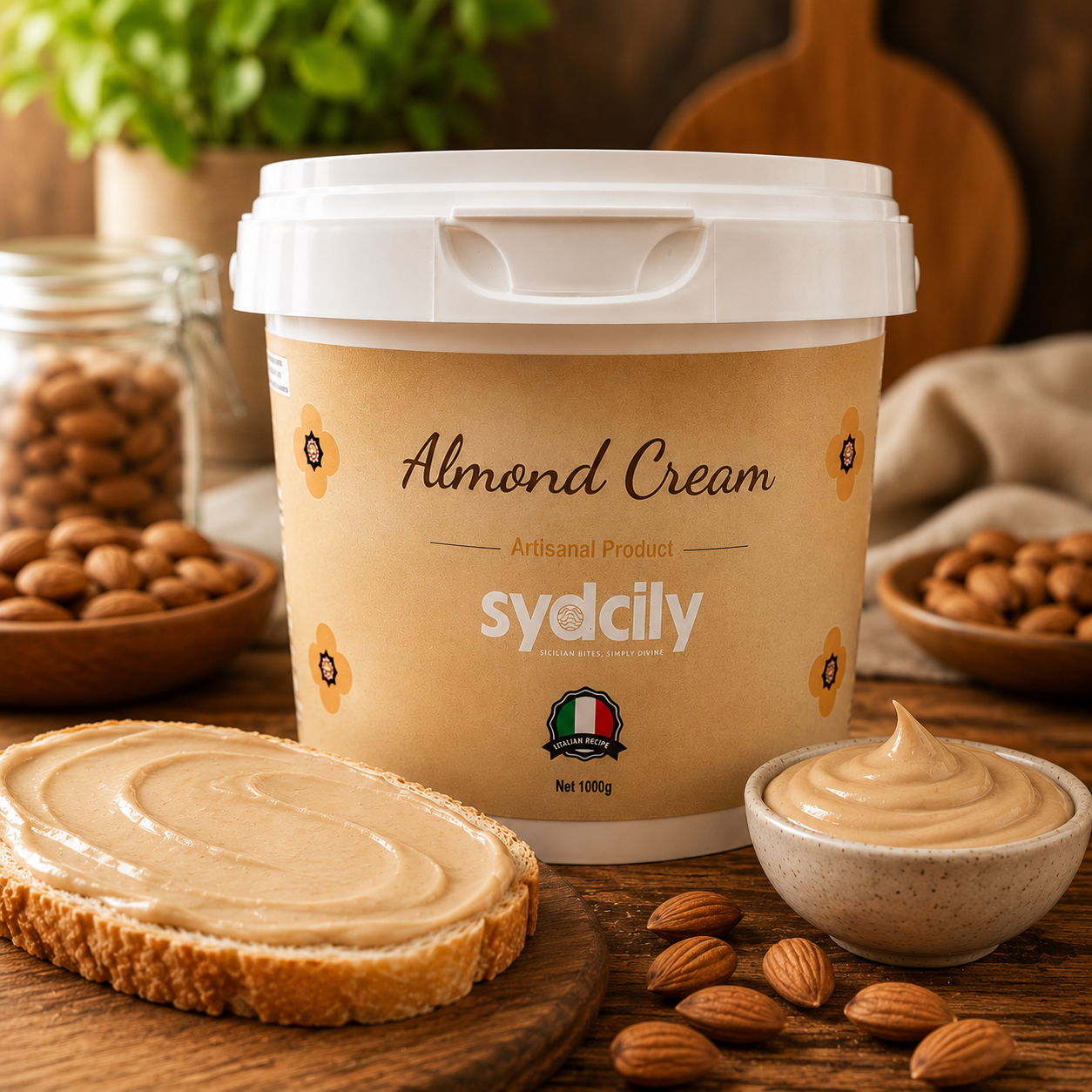 Sydcily Almond Cream Spread - 1kg