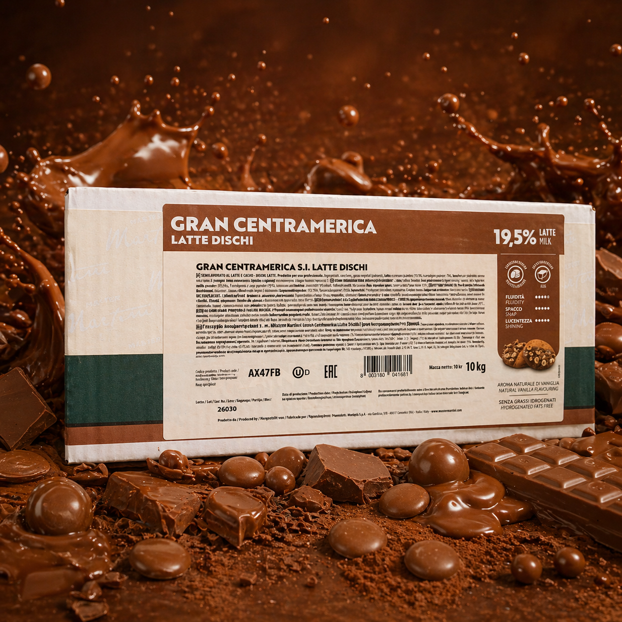 Master Martini Gran Centramerica Compound Milk Chocolate - 10kg