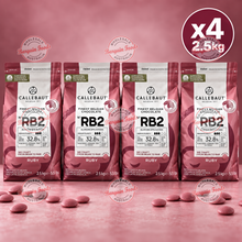 Callebaut Ruby RB2 32.8% Couverture Chocolate - 2.5kg x4 (BULK)