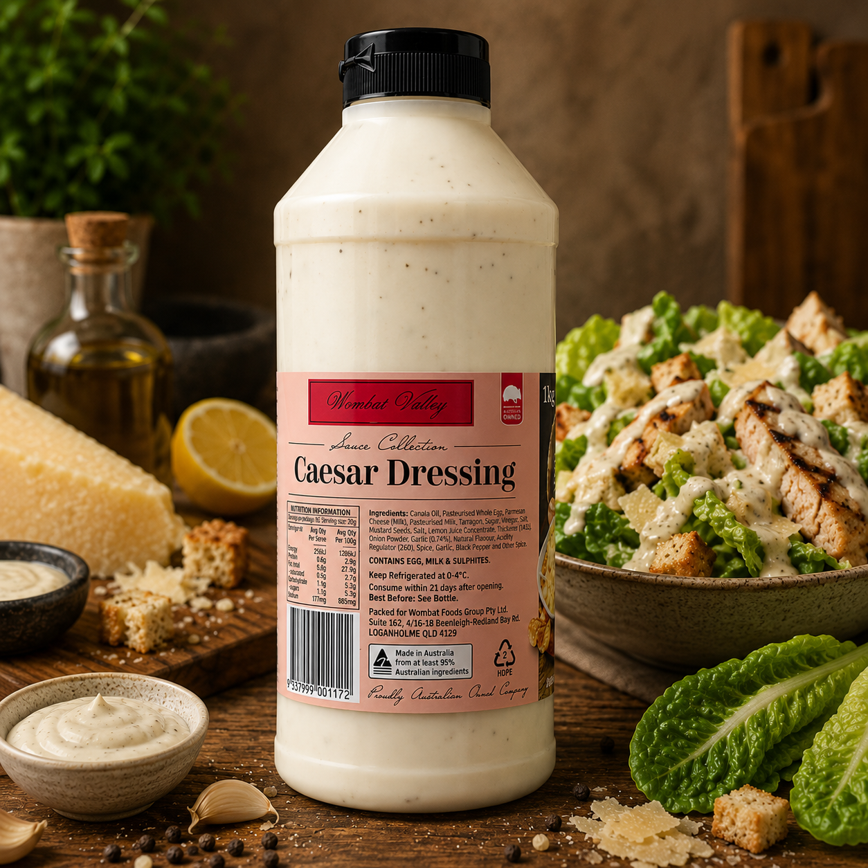 Wombat Valley Caesar Dressing Sauce - 1kg