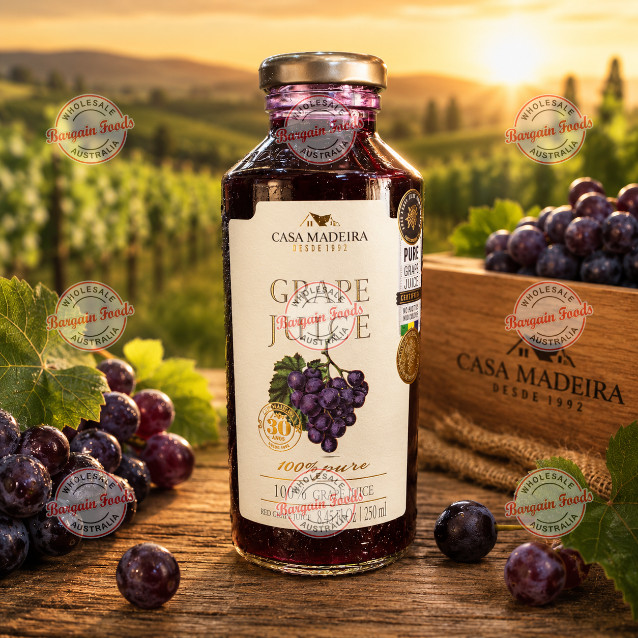 Casa Madeira 100% Pure Grape Juice - 250ml