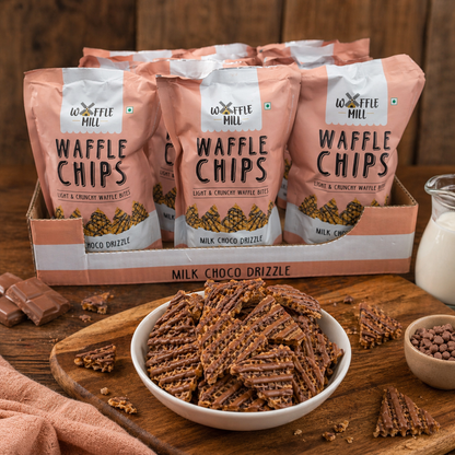 Waffle Mill Waffle Chips - 80g x15 (BULK)