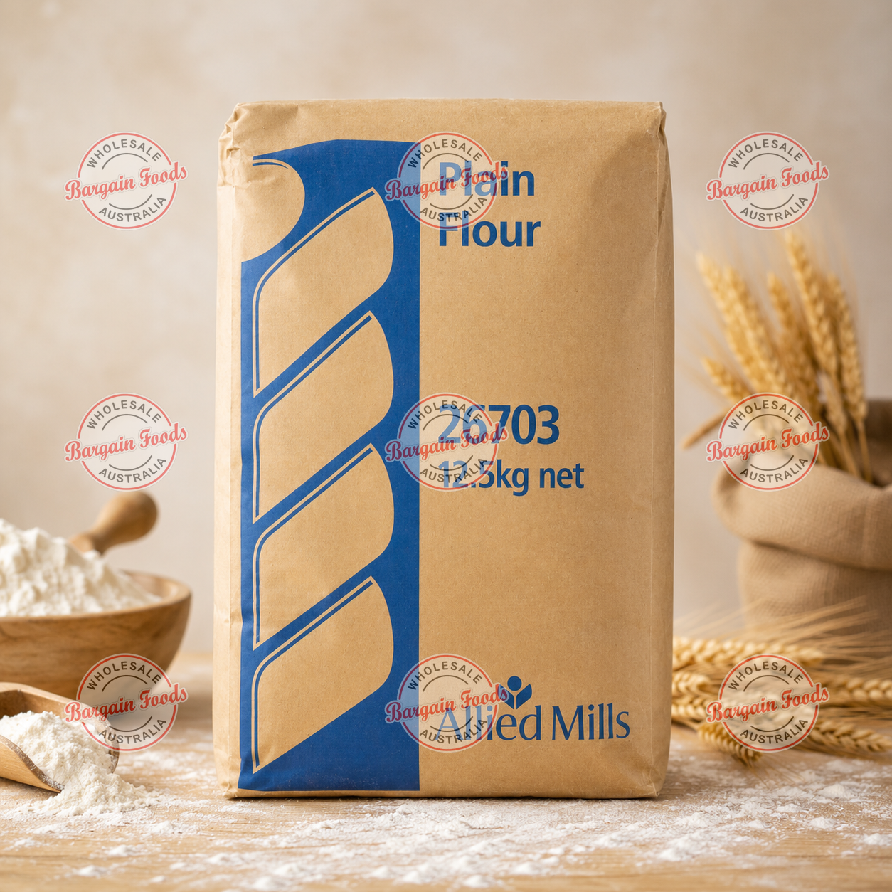 Allied Mills Plain Flour - 12.5kg