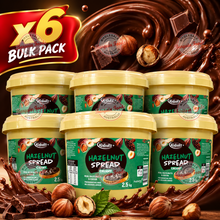 Dolcela Choc Hazelnut Spread - 2.5kg (Like Nutella) BB 08/2026 x6 (BULK)