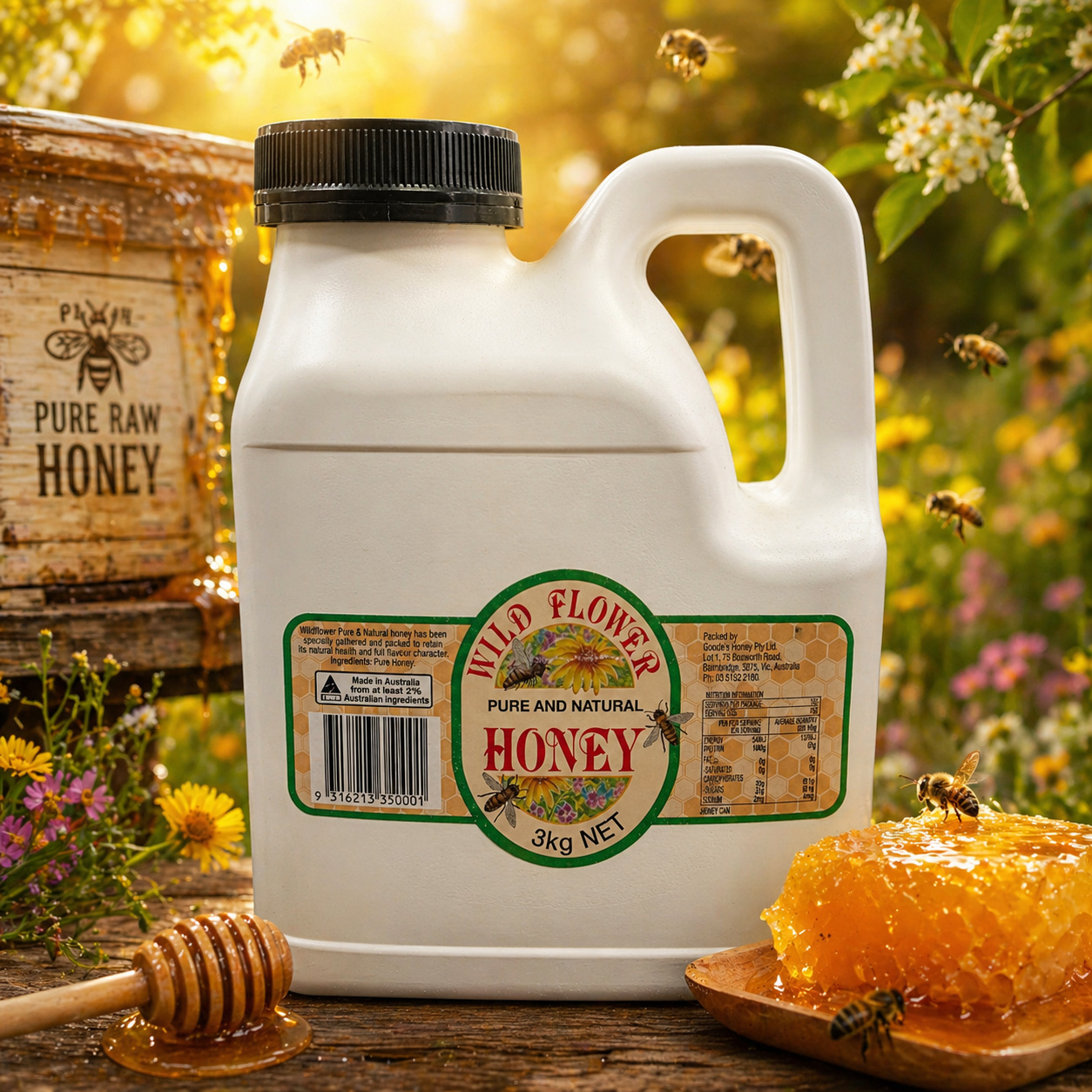 Wild Flower Pure Natural Honey - 3kg