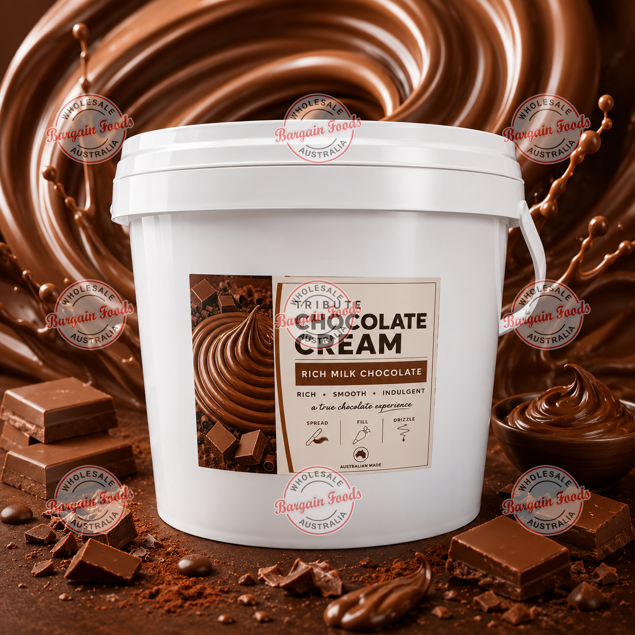 Tribute Milk Chocolate Cream Sauce - 5kg