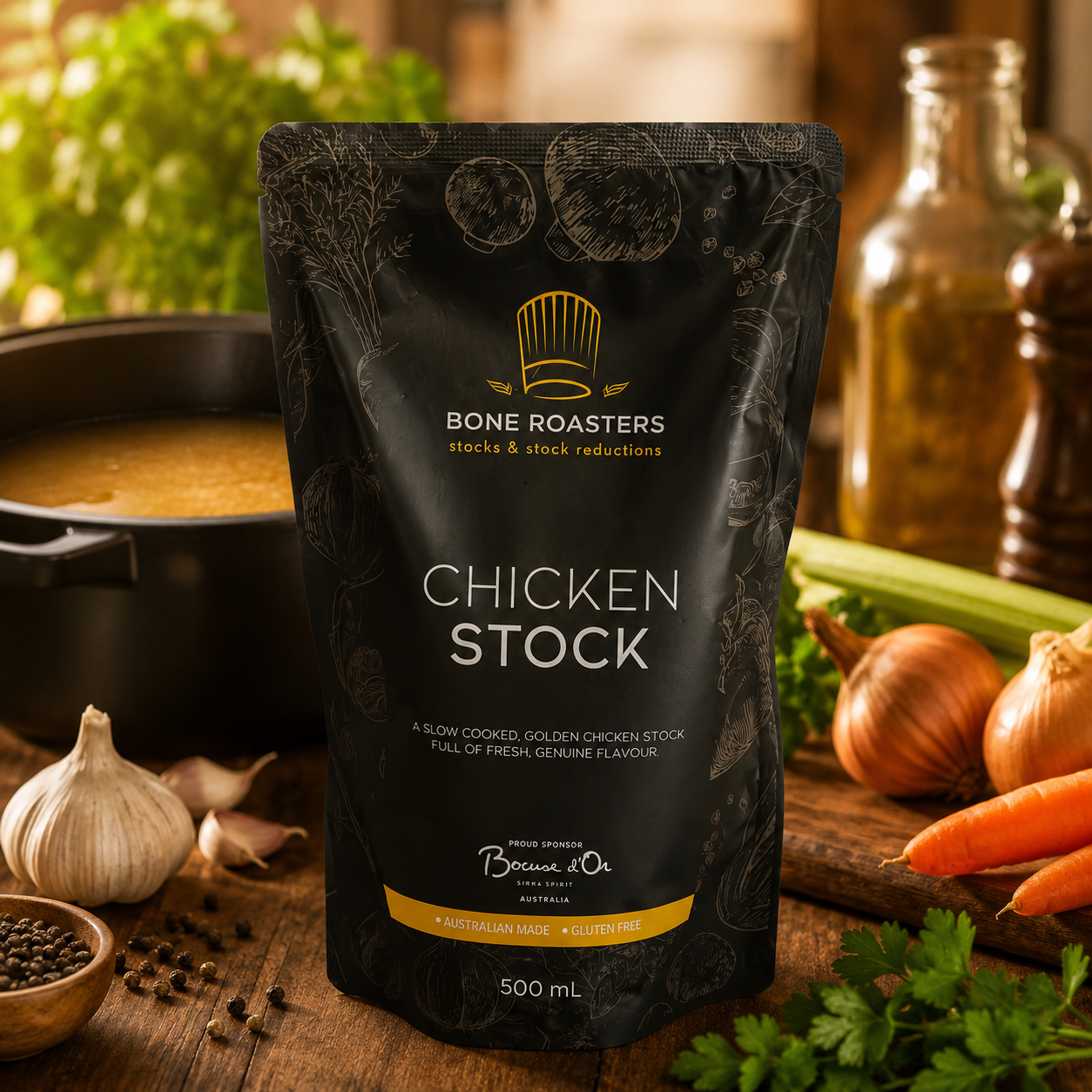 Bone Roasters Chicken Stock - 500ml