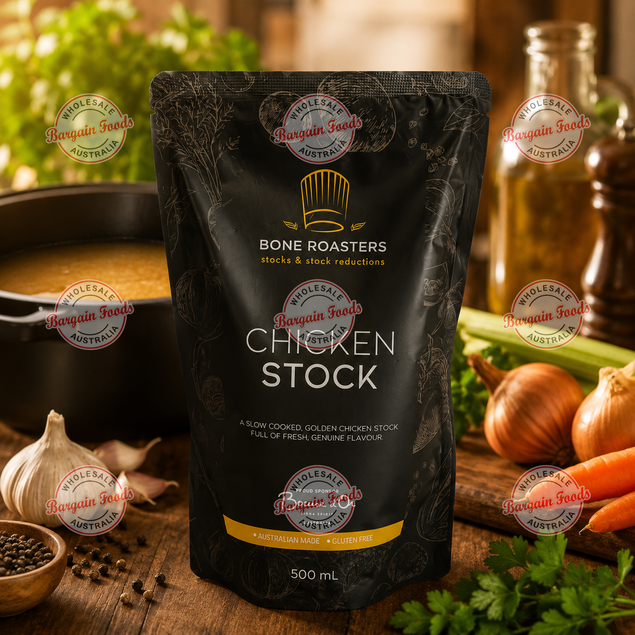 Bone Roasters Chicken Stock - 500ml