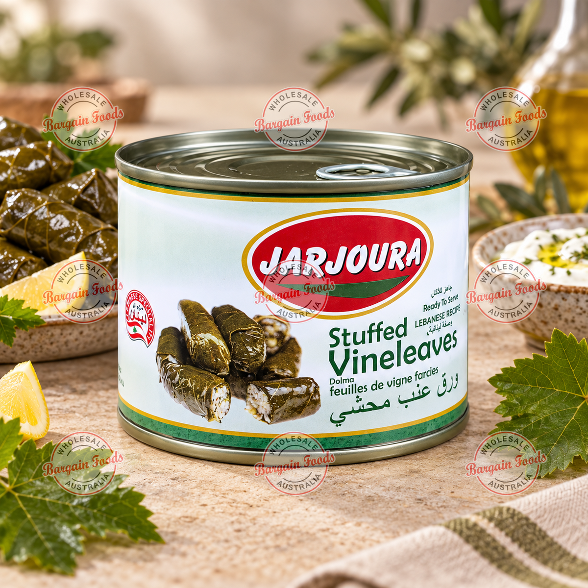 Jarjoura Stuffed Vine Leaves - 400g