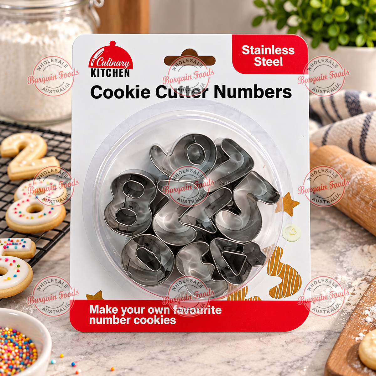 Stainless Steel Cookie Cutters Numbers